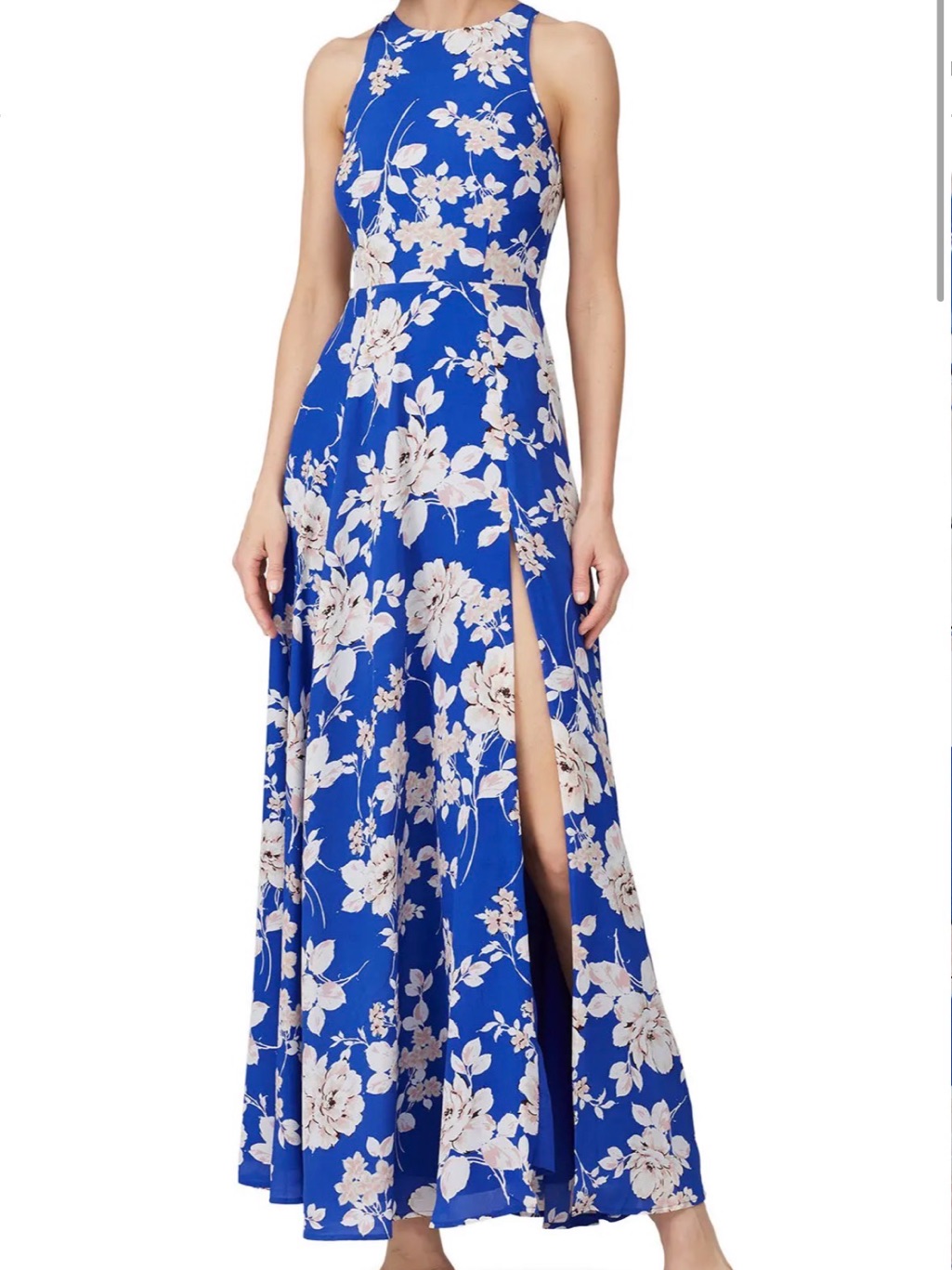Yumi Kim Cobalt Blue Dress With Cream Label